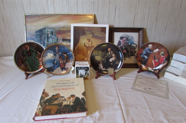NORMAN ROCKWELL PRINTS AND PLATES