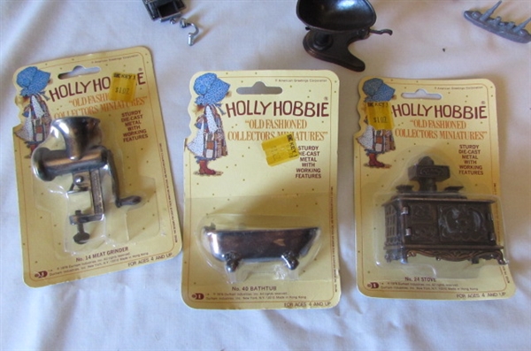 METAL HOLLY HOBBIE COLLECTIBLE MINIATURES & OTHERS