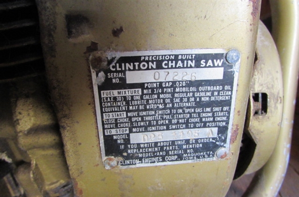 CHAINSAW LOT