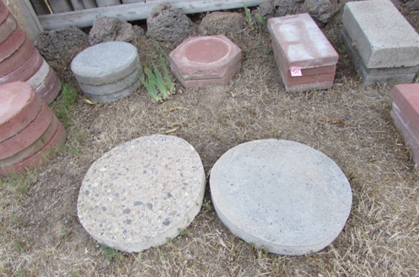 STEPPING STONES AND CINDER BLOCKS