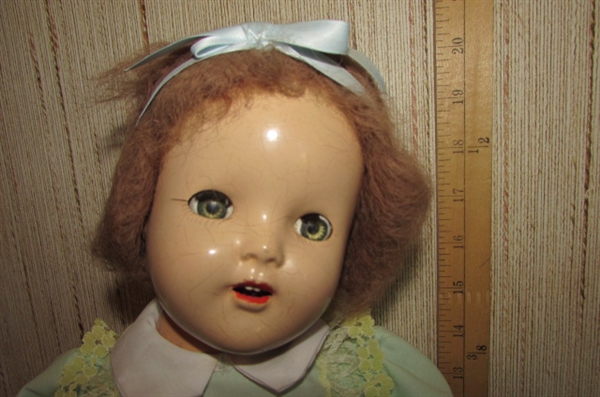 ANTIQUE COMPOSITION DOLL WITH TEETH