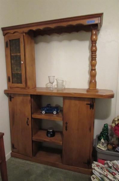 STUNNING 'BAR' HUTCH - MATCHES HUTCH IN LOT #45