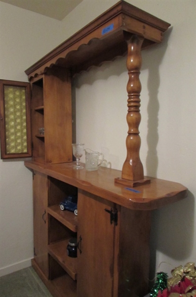 STUNNING 'BAR' HUTCH - MATCHES HUTCH IN LOT #45