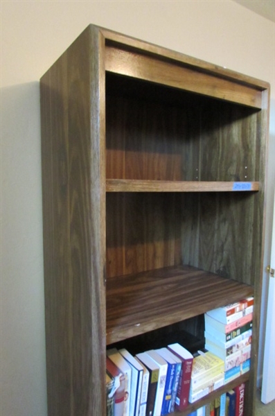 LARGE SHELF UNIT WITH DEEP SHELVES WITH BOOKS