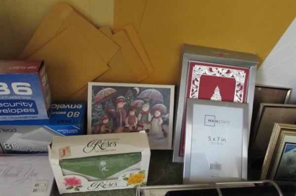 PICTURES FRAMES, ENVELOPES, GREETING CARDS & MORE