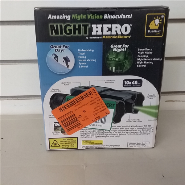 NIGHT HERO NIGHT VISION BINOCULARS 