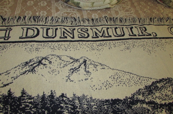 DUNSMUIR RAILROAD THROW, POCKET WATCH & MORE