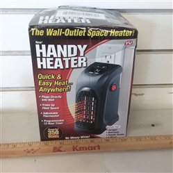 HANDY HEATER WALL OUTLET SPACE HEATER