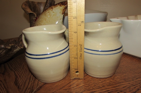 STONEWARE & CERAMIC SERVING PIECES