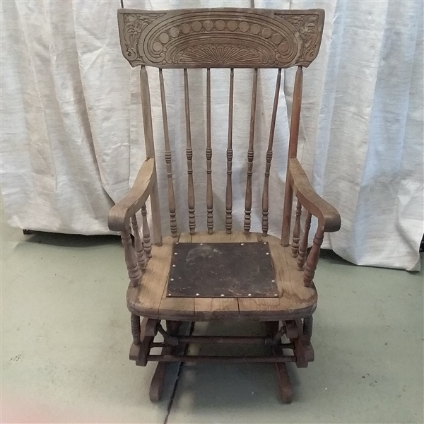 ANTIQUE GLIDER/ROCKER