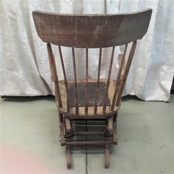 ANTIQUE GLIDER/ROCKER