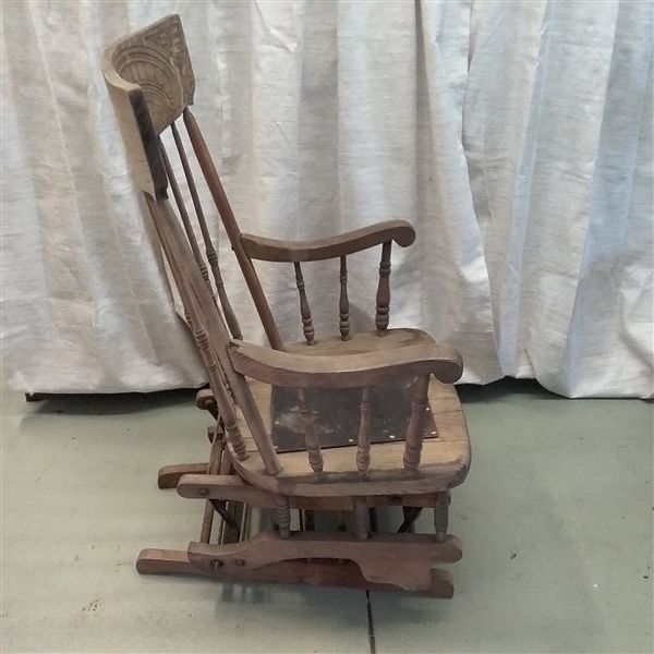 ANTIQUE GLIDER/ROCKER