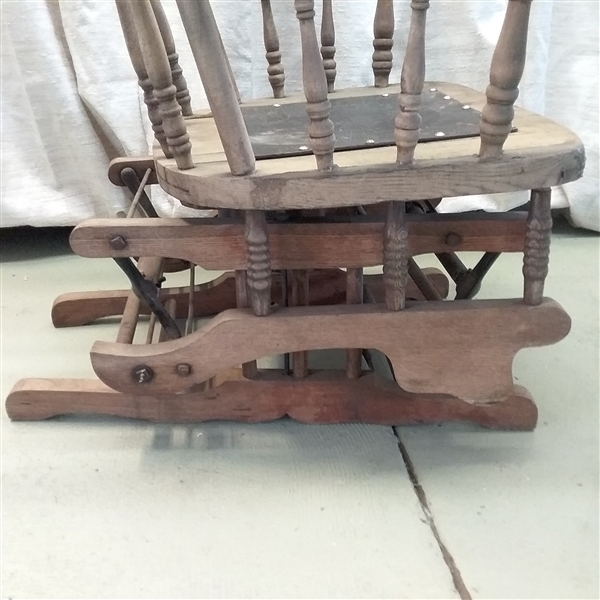 ANTIQUE GLIDER/ROCKER