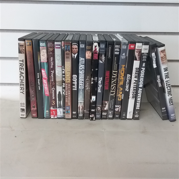 LOT OF DVDS