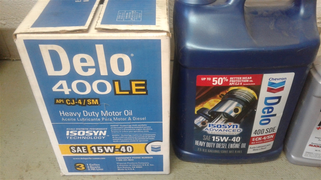 DELO 400LE 15W-40 AND DIESEL CLEAN CETANE BOOST