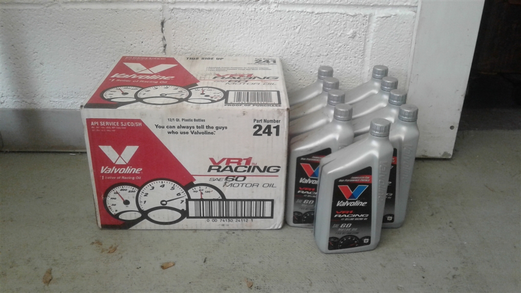 VALVOLINE VR1 RACING SAE 60 MOTOR OIL