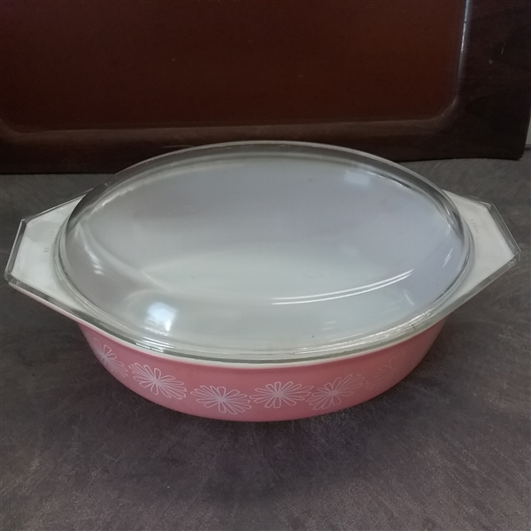 VINTAGE SERVING TRAYS, PYREX, CORNING WARE AND MORE