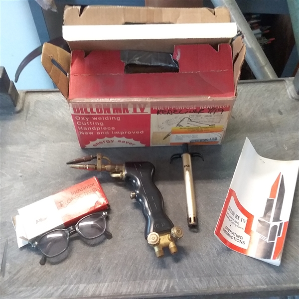 WELDING TORCH, RODS, GLOVES GOGGLES & MORE