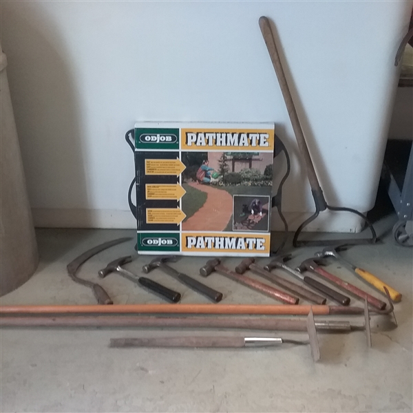 GARDEN TOOLS, HAMMERS & PATHMATE FORM