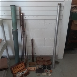 VINTAGE FLY FISHING TACKLE, POLES AND MORE