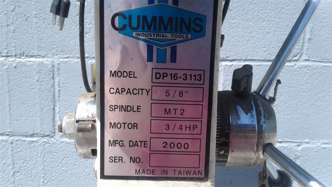 CUMMINS INDUSTRIAL TOOLS DRILL PRESS