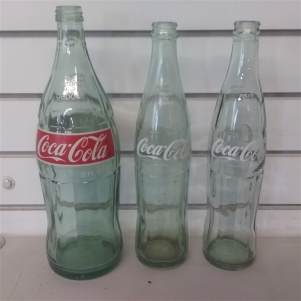 OLDER SODA BOTTLES & INSULATORS 