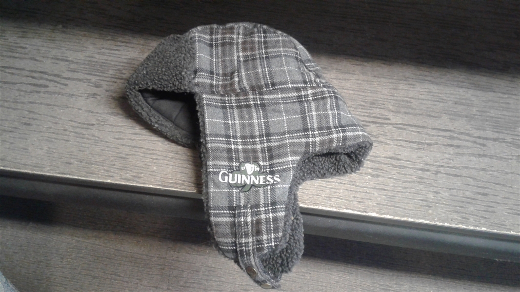 ROLLING DUFFLE BAG, GUINNESS BOMBER HAT, BACKPACK