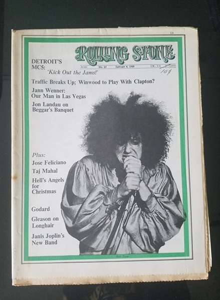 VINTAGE ROLLING STONE MAGAZINE ISSUE NUMBER 25 1969 *NOT A REPRINT*