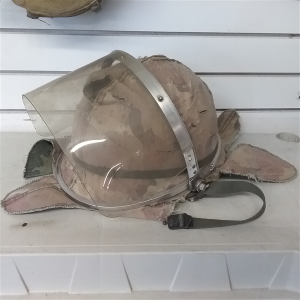 MILITARY HELMET AND PIN, AMERICAN FLAG, HARD HAT, CAMPING BAG AND CANTENE