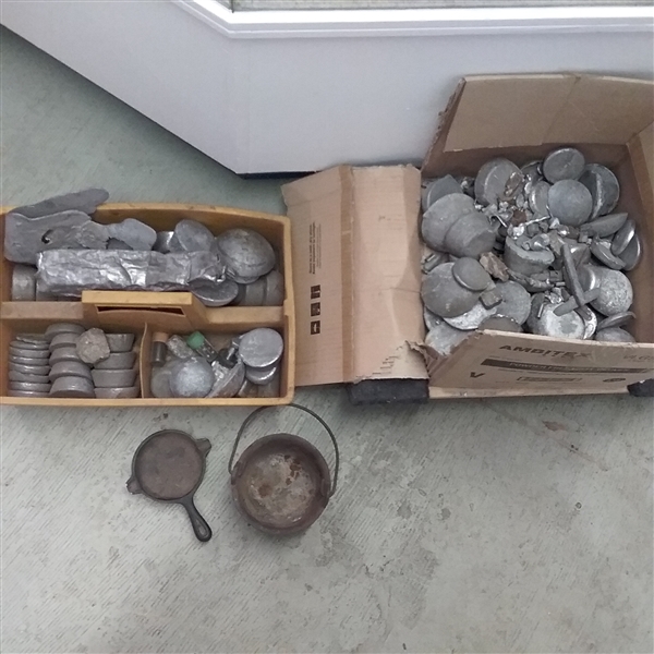 LOT OF LEAD AND CAST IRON