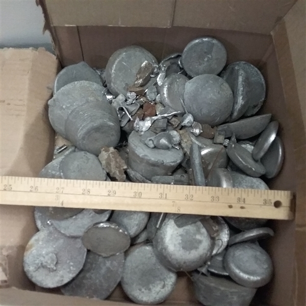 LOT OF LEAD AND CAST IRON