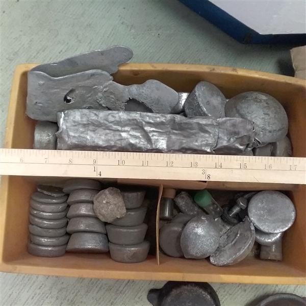 LOT OF LEAD AND CAST IRON