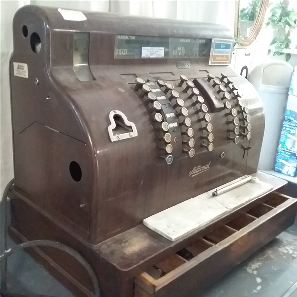 ANTIQUE 'NATIONAL' CASH REGISTER