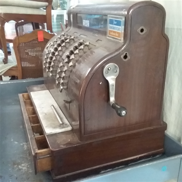 ANTIQUE 'NATIONAL' CASH REGISTER