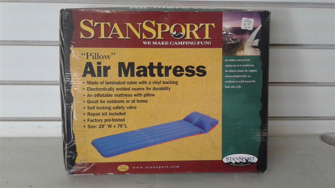 STANSPORT PILLOW AIR MATTRESS