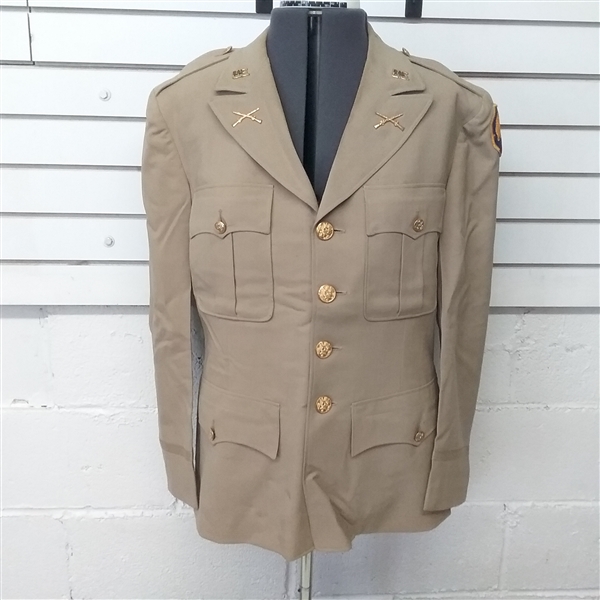  VINTAGE TAN MILITARY DRESS UNIFORM