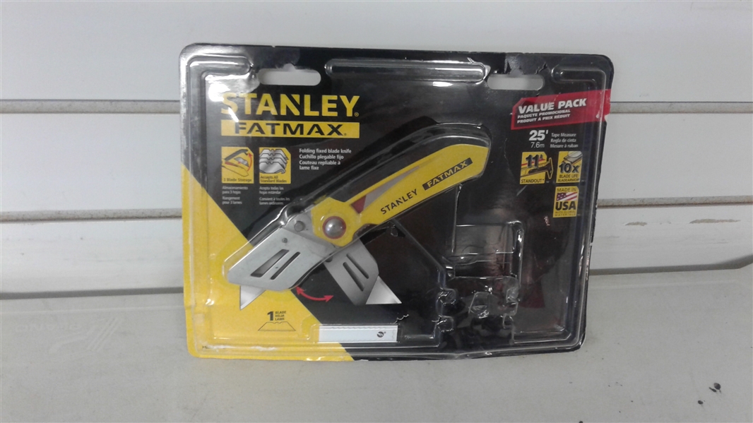 STANLEY FATMAX FOLDING FIXED BLADE KNIFE