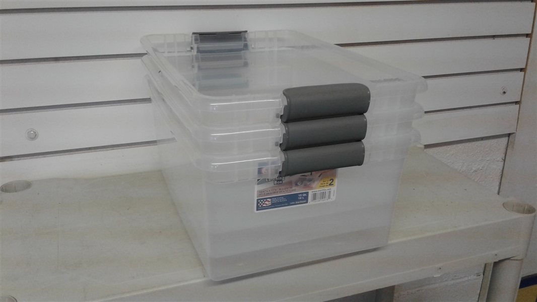 15 QT STERILITE LATCHING BOXES- 3