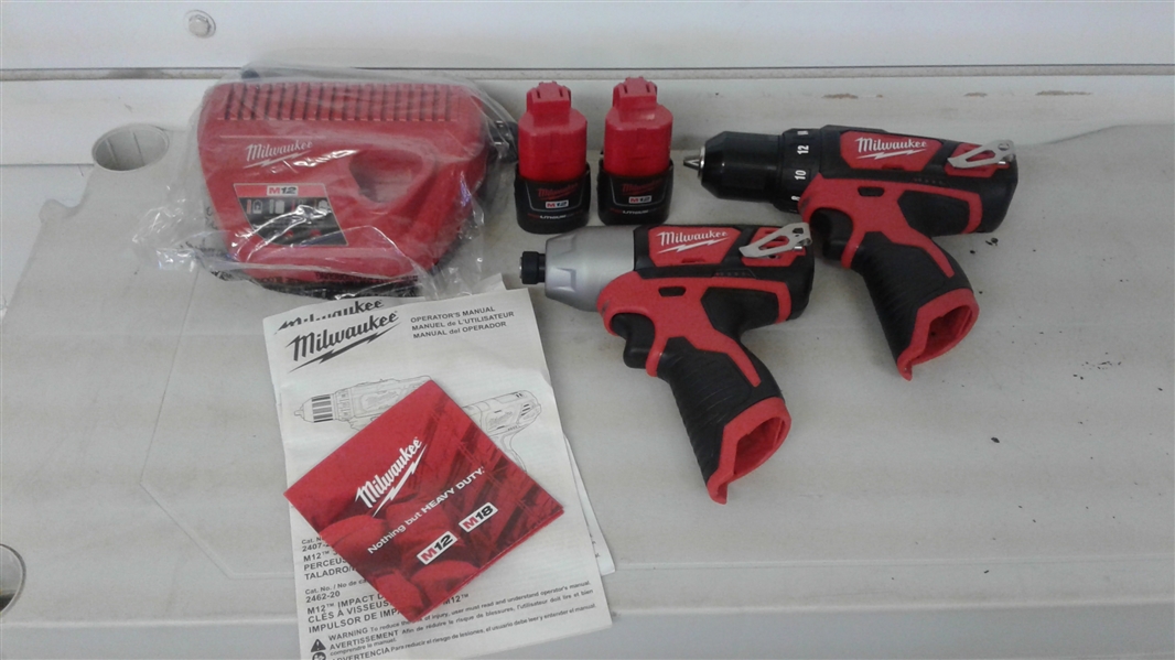 MILWAUKEE M12 2 TOOL COMBO KIT