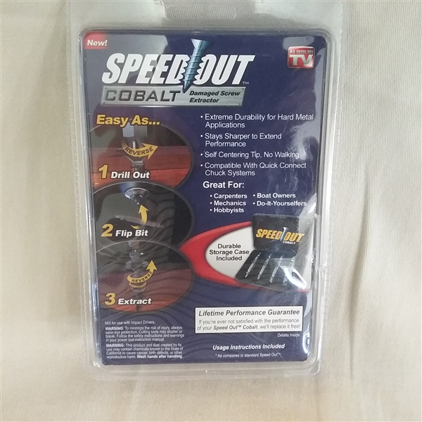 SPEED OUT COBALT DAMAGED SCREW EXTRACTOR 