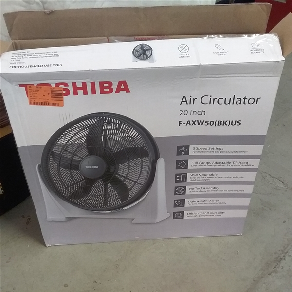 TOSHIBA 20 AIR CIRCULATOR  FAN