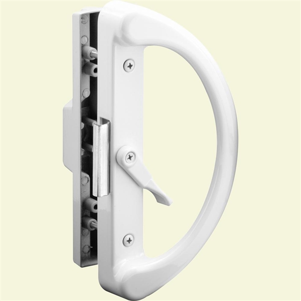 DIECAST SURFACE MOUNT PATIO DOOR HANDLE WITH CLAMP LATCH 