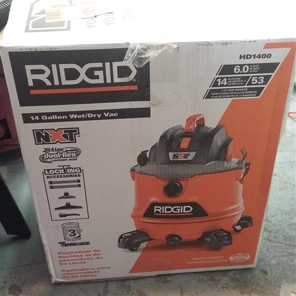 RIDGID 14 GAL WET/DRY VAC