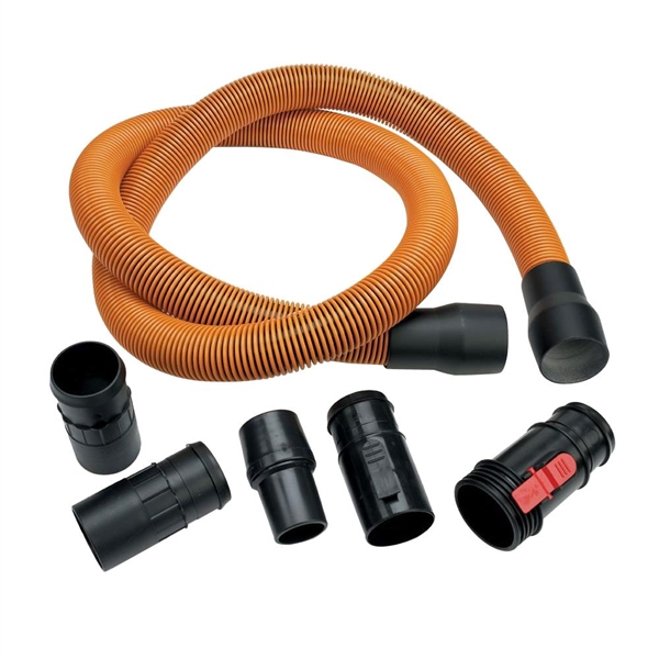 RIDGID 1 7/8 X 10 ft 'PROFESSIONAL GRADE VACUUM HOSE KIT FOR RIDGID WET/DRY VACUUMS