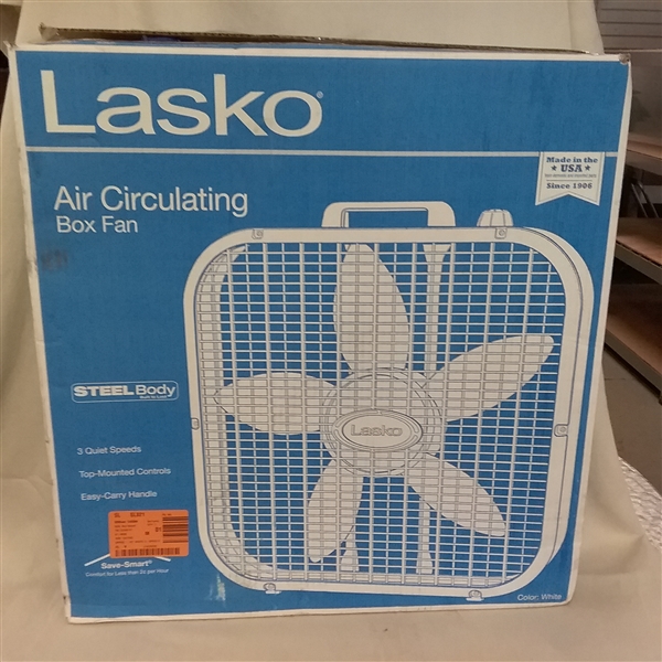 LASKO AIR CIRCULATING BOX FAN