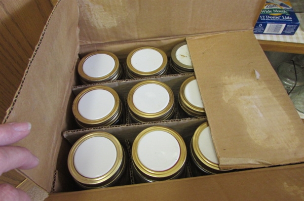 CANNING JARS & SUPPLIES