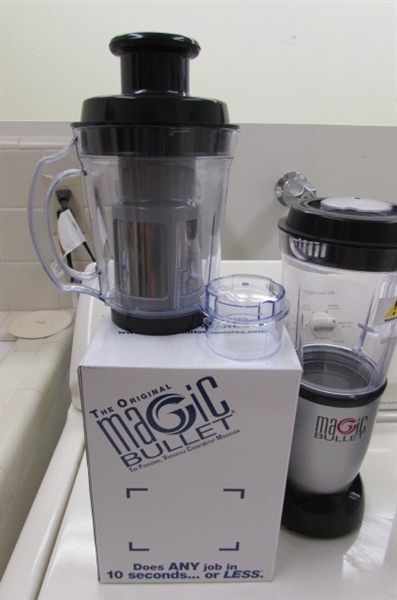 MAGIC BULLET POWER BASE AND ACCESSORIES 