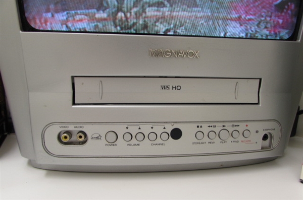 MAGNAVOX 13 TV/VCR COMBO WITH VHS