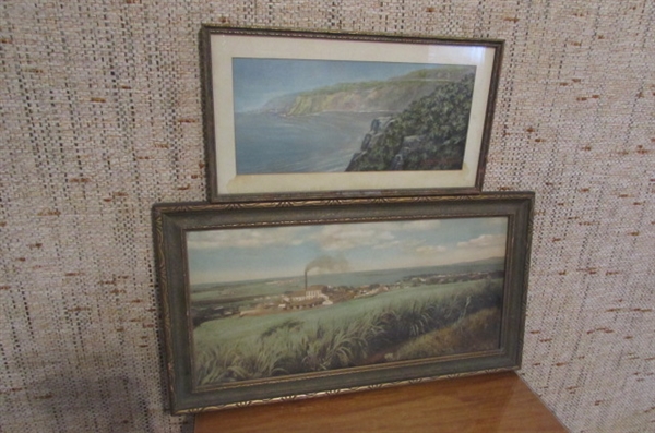 VINTAGE FRAMED LANDSCAPE ART