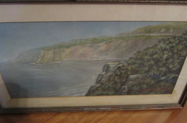 VINTAGE FRAMED LANDSCAPE ART